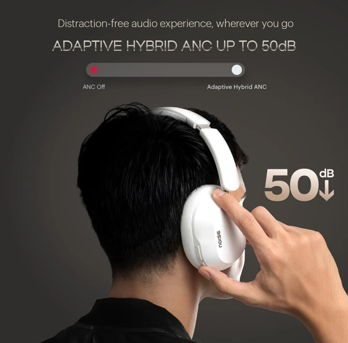 Airwave Max 5
high-fidelity acoustics, Adaptive Hybrid ANC, 80 hours of playtime, Spatial Audio