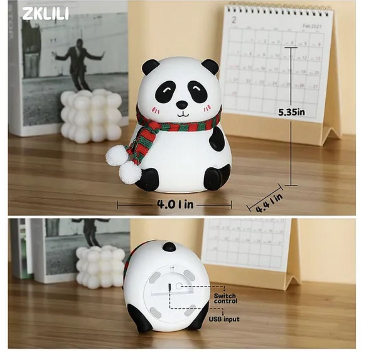 Panda Silicone Night Light